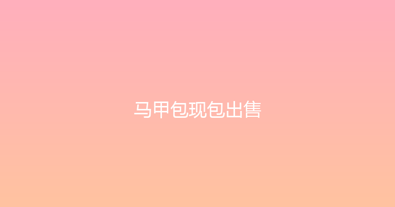 马甲包现包出售 封面图